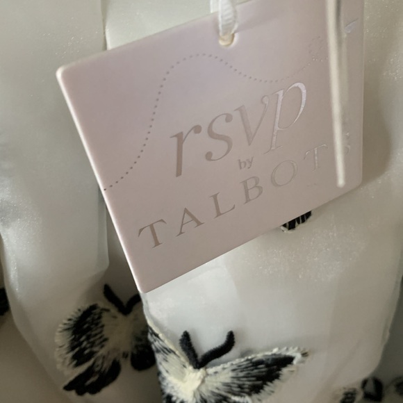 RSVP by Talbots sz 6P Elegant Black and White Butterfly Skirt NWT - Picture 9 of 10